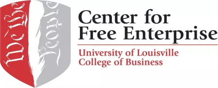 Logo for the Center for Free Enterprise at the UofL College of Business